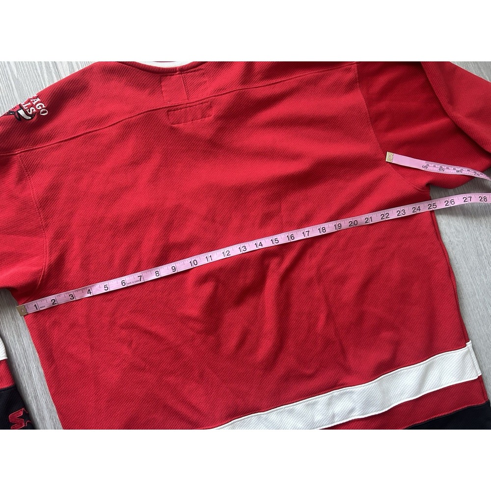 Chicago Bulls Starter Hockey Jersey Men's Size XL NBA Basketball Red - Picture 7 of 8